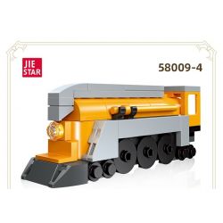 JIESTAR 58009 non  6 ĐOÀN TÀU NHỎ bộ đồ chơi xếp lắp ráp ghép mô hình Creator Sáng Tạo 466 khối