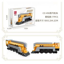 JIESTAR 58009 non  6 ĐOÀN TÀU NHỎ bộ đồ chơi xếp lắp ráp ghép mô hình Creator Sáng Tạo 466 khối