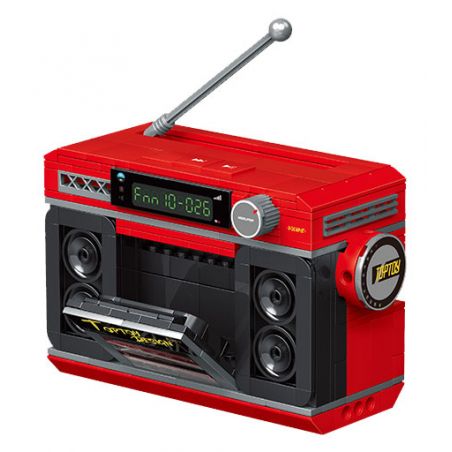TOP TOY TC1908 1908 non  ĐÀI PHÁT THANH CỔ ĐIỂN bộ đồ chơi xếp lắp ráp ghép mô hình RETRO RADIO