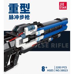 JIESTAR 58023 non  SÚNG TRƯỜNG XUNG HẠNG NẶNG bộ đồ chơi xếp lắp ráp ghép mô hình Gun HEAVY PULSE RIFLE 2283 khối JIESTAR 58023 non  SÚNG TRƯỜNG XUNG HẠNG NẶNG bộ đồ chơi xếp lắp ráp ghép mô hình Gun HEAVY PULSE RIFLE 2283 khối