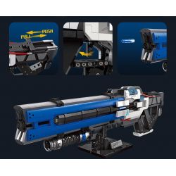 JIESTAR 58023 non  SÚNG TRƯỜNG XUNG HẠNG NẶNG bộ đồ chơi xếp lắp ráp ghép mô hình Gun HEAVY PULSE RIFLE 2283 khối JIESTAR 58023 non  SÚNG TRƯỜNG XUNG HẠNG NẶNG bộ đồ chơi xếp lắp ráp ghép mô hình Gun HEAVY PULSE RIFLE 2283 khối