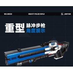 JIESTAR 58023 non  SÚNG TRƯỜNG XUNG HẠNG NẶNG bộ đồ chơi xếp lắp ráp ghép mô hình Gun HEAVY PULSE RIFLE 2283 khối JIESTAR 58023 non  SÚNG TRƯỜNG XUNG HẠNG NẶNG bộ đồ chơi xếp lắp ráp ghép mô hình Gun HEAVY PULSE RIFLE 2283 khối