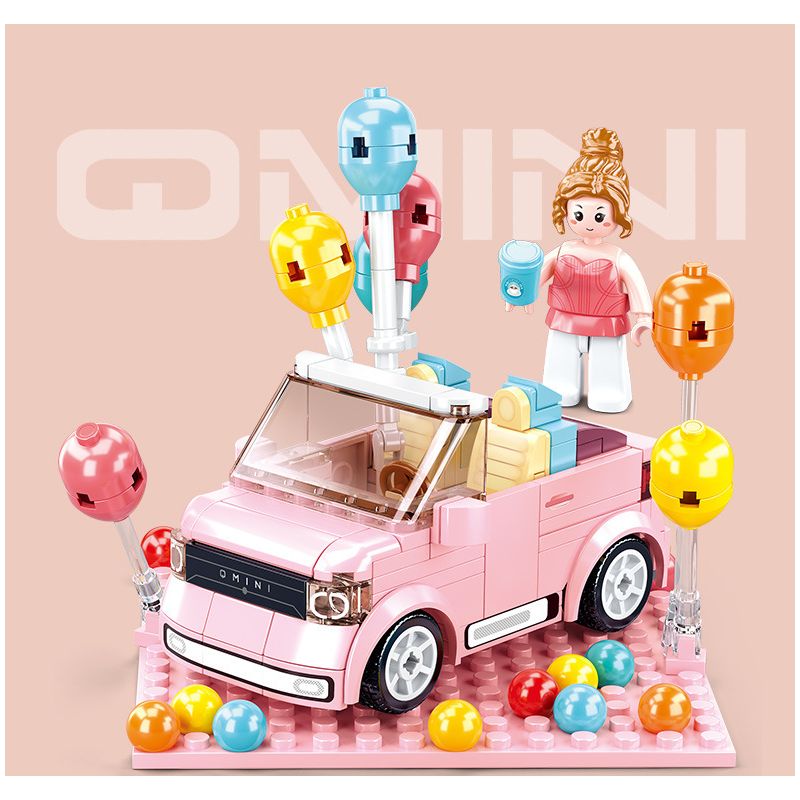 SLUBAN M38-B1086 B1086 1086 M38B1086 38-B1086 non  TÊN QUỐC GIA の XE TAY GA-MUI TRẦN bộ đồ chơi xếp lắp ráp ghép mô hình Speed Champions Racing Cars QMINI Đua Xe Công Thức 245 khối