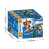 SEMBO 103281 103282 103283 103280 non  IRON MECHA STAR KNIGHT 4 KẾT HỢP bộ đồ chơi xếp lắp ráp ghép mô hình Transformers MECHA OF STEEL Robot Đại Chiến Người Máy Biến Hình 817 khối