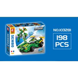 SEMBO 103281 103282 103283 103280 non  IRON MECHA STAR KNIGHT 4 KẾT HỢP bộ đồ chơi xếp lắp ráp ghép mô hình Transformers MECHA OF STEEL Robot Đại Chiến Người Máy Biến Hình 817 khối