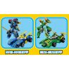 SEMBO 103281 103282 103283 103280 non  IRON MECHA STAR KNIGHT 4 KẾT HỢP bộ đồ chơi xếp lắp ráp ghép mô hình Transformers MECHA OF STEEL Robot Đại Chiến Người Máy Biến Hình 817 khối