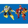 SEMBO 103281 103282 103283 103280 non  IRON MECHA STAR KNIGHT 4 KẾT HỢP bộ đồ chơi xếp lắp ráp ghép mô hình Transformers MECHA OF STEEL Robot Đại Chiến Người Máy Biến Hình 817 khối