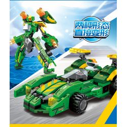 SEMBO 103281 103282 103283 103280 non  IRON MECHA STAR KNIGHT 4 KẾT HỢP bộ đồ chơi xếp lắp ráp ghép mô hình Transformers MECHA OF STEEL Robot Đại Chiến Người Máy Biến Hình 817 khối