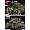 GAOMISI T3016 3016 non  XE TĂNG CHIẾN ĐẤU CHỦ LỰC M1A2 bộ đồ chơi xếp lắp ráp ghép mô hình Military Army BATTLE TANK M1A2 Quân Sự Bộ Đội 1968 khối