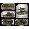 GAOMISI T3016 3016 non  XE TĂNG CHIẾN ĐẤU CHỦ LỰC M1A2 bộ đồ chơi xếp lắp ráp ghép mô hình Military Army BATTLE TANK M1A2 Quân Sự Bộ Đội 1968 khối