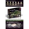 GAOMISI T3016 3016 non  XE TĂNG CHIẾN ĐẤU CHỦ LỰC M1A2 bộ đồ chơi xếp lắp ráp ghép mô hình Military Army BATTLE TANK M1A2 Quân Sự Bộ Đội 1968 khối