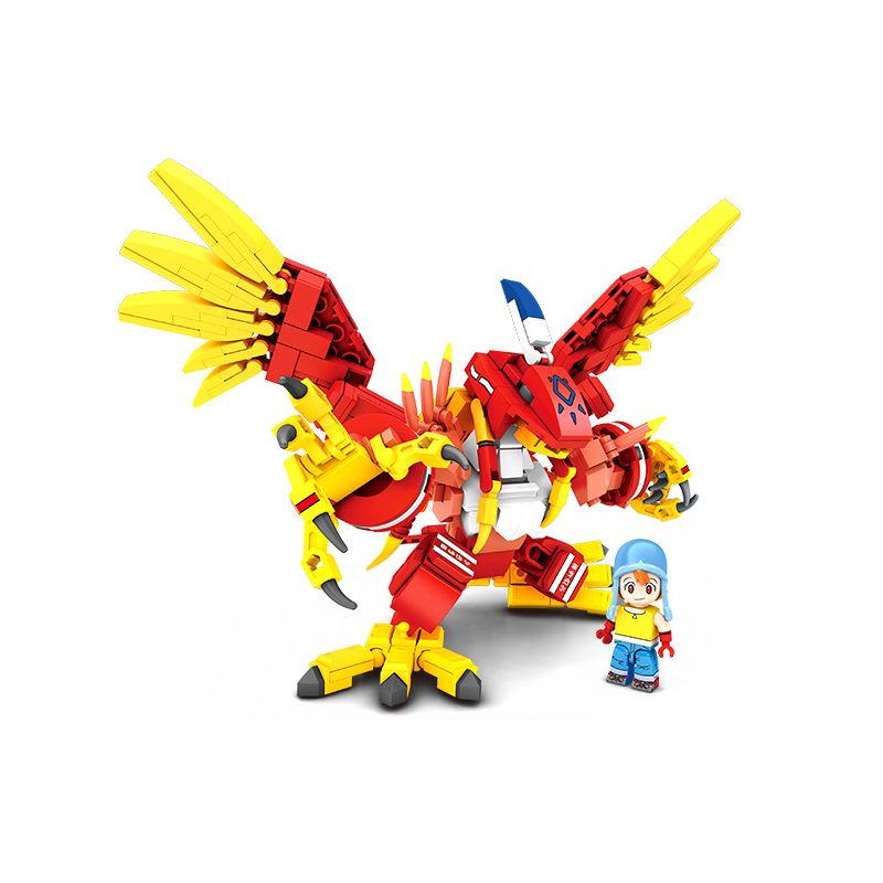 SEMBO 609317 non Lego DIGIMON GARUDAMON bộ đồ chơi xếp lắp ráp ghép mô hình Digimon Adventure Cuộc Phưu Lưu Của Quái Vật Số 417 khối