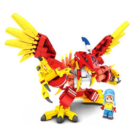 SEMBO 609317 non  DIGIMON GARUDAMON bộ đồ chơi xếp lắp ráp ghép mô hình Digimon Adventure Cuộc Phưu Lưu Của Quái Vật Số 417 khối