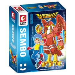SEMBO 609317 non  DIGIMON GARUDAMON bộ đồ chơi xếp lắp ráp ghép mô hình Digimon Adventure Cuộc Phưu Lưu Của Quái Vật Số 417 khối