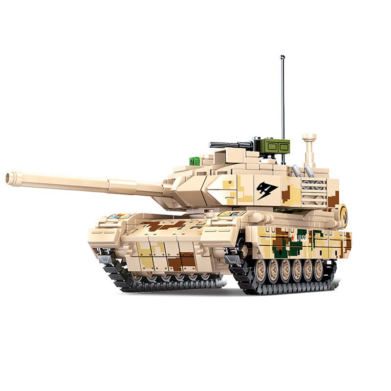 SEMBO 203107 non Lego XE TĂNG HẠNG NHẸ KIỂU 15 bộ đồ chơi xếp lắp ráp ghép mô hình Military Army TYPE 15 LIGHT TANK Quân Sự Bộ Đội 576 khối