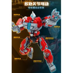 Enlighten 75047 Qman 75047 non  GEDD ENHANCED MECH MẪU BAN ĐẦU bộ đồ chơi xếp lắp ráp ghép mô hình Ultraman Vệ Binh Vũ Trụ Siêu Nhân Điện Quang