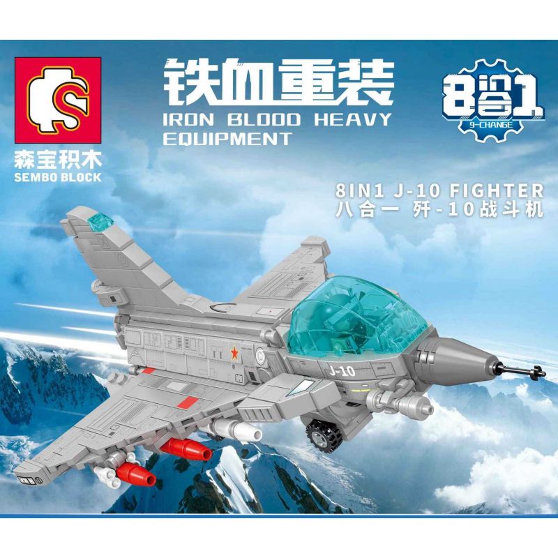 SEMBO 105217 105218 105219 105220 105221 105222 105223 105216 non  MÁY BAY CHIẾN ĐẤU TÁM TRONG MỘT J-10 bộ đồ chơi xếp lắp ráp ghép mô hình Iron Blood Heavy Equipment Đặc Nhiệm Máu Và Sắt 789 khối SEMBO 105217 105218 105219 105220 105221 105222 105223 105216 non  MÁY BAY CHIẾN ĐẤU TÁM TRONG MỘT J-10 bộ đồ chơi xếp lắp ráp ghép mô hình Iron Blood Heavy Equipment Đặc Nhiệm Máu Và Sắt 789 khối