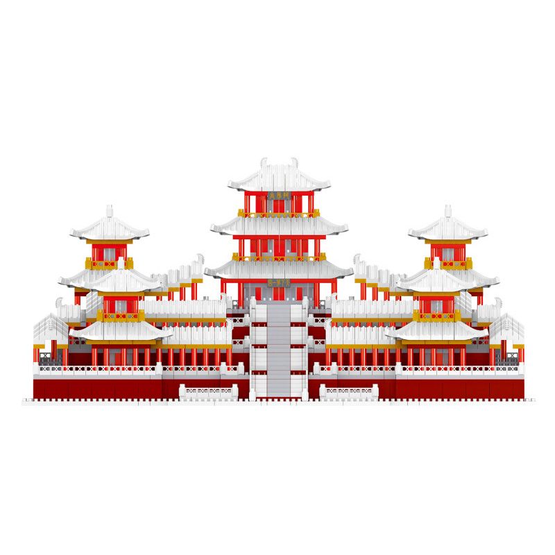 FUN IMAGINATION LZ8224 8224 non  CẢNH TUYẾT CUNG ĐIỆN EFANG bộ đồ chơi xếp lắp ráp ghép mô hình Buildings 4159 khối