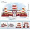 FUN IMAGINATION LZ8224 8224 non  CẢNH TUYẾT CUNG ĐIỆN EFANG bộ đồ chơi xếp lắp ráp ghép mô hình Buildings 4159 khối