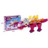 EAKI NBXJ1005 1005 non  XE RỒNG NỔ XINQI STEGOSAURUS bộ đồ chơi xếp lắp ráp ghép mô hình 126 khối