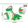 EAKI NBXJ1005 1005 non  XE RỒNG NỔ XINQI STEGOSAURUS bộ đồ chơi xếp lắp ráp ghép mô hình 126 khối