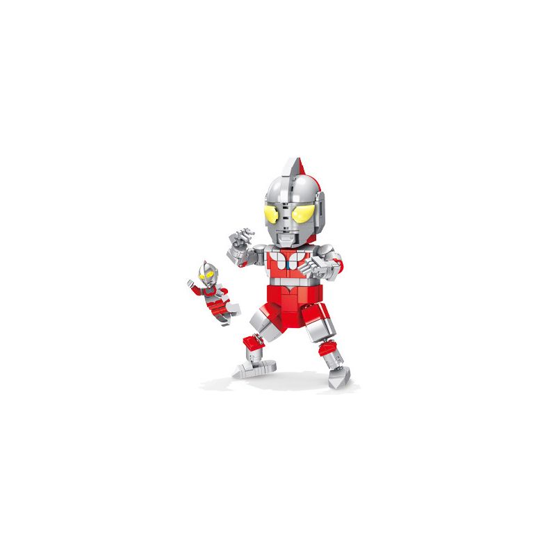 PanlosBrick 690028 Panlos Brick 690028 non Lego NGƯỜI KHỔNG LỒ bộ đồ chơi xếp lắp ráp ghép mô hình Ultraman Vệ Binh Vũ Trụ Siêu Nhân Điện Quang 600 khối