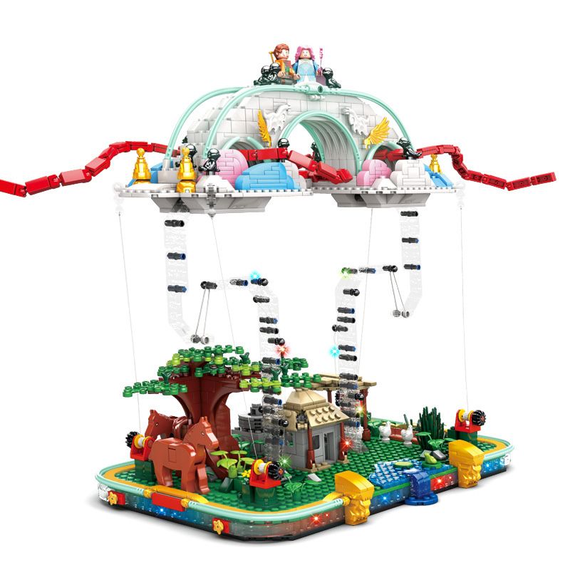 Kazi KY2016 2016 non Lego CUỘC HỌP CẦU CHIM ÁC LÀ bộ đồ chơi xếp lắp ráp ghép mô hình 1107 khối