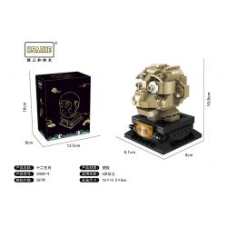 HSANHE 32002 non  CUNG HOÀNG ĐẠO ĐẦU ĐỒNG bộ đồ chơi xếp lắp ráp ghép mô hình 2691 khối