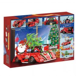 K BOX 10247 10225 non  XE BỌ GIÁNG SINH tỷ lệ 1:10 bộ đồ chơi xếp lắp ráp ghép mô hình  CHRISTMAS BEETLE CAR Kỹ Thuật Công Nghệ Cao Mô Hình Phương Tiện 2870 khối