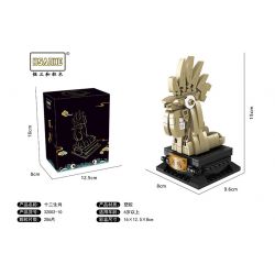 HSANHE 32002 non  CUNG HOÀNG ĐẠO ĐẦU ĐỒNG bộ đồ chơi xếp lắp ráp ghép mô hình 2691 khối