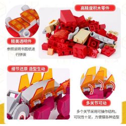 EAKI NBXJ1003 1003 non  XE RỒNG NỔ XINQI ANKYLOSAURUS bộ đồ chơi xếp lắp ráp ghép mô hình 131 khối