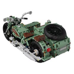 UBTECH JRKL217 non  XE BA BÁNH BÊN CỔ ĐIỂN JIMUGO bộ đồ chơi xếp lắp ráp ghép mô hình  Kỹ Thuật Công Nghệ Cao Mô Hình Phương Tiện 1200 khối