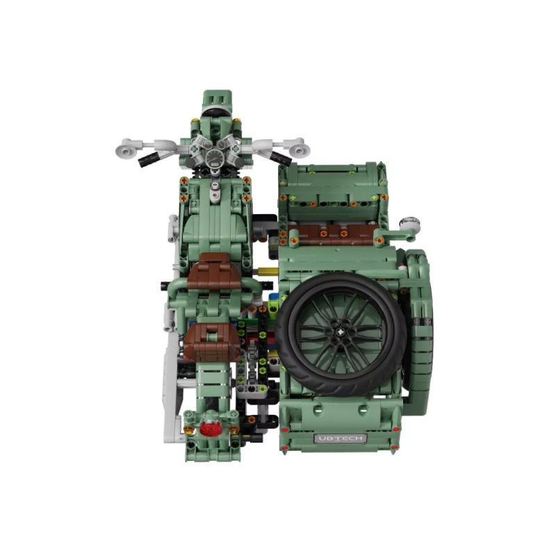 UBTECH JRKL217 non  XE BA BÁNH BÊN CỔ ĐIỂN JIMUGO bộ đồ chơi xếp lắp ráp ghép mô hình  Kỹ Thuật Công Nghệ Cao Mô Hình Phương Tiện 1200 khối