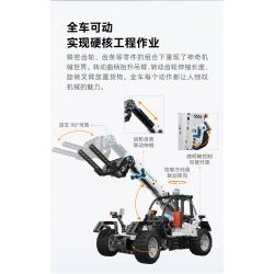 XIAOMI MITU MI ONEBOT OBEFT04AIQI 04AIQI non  KỸ THUẬT XE NÂNG tỷ lệ 1:10 bộ đồ chơi xếp lắp ráp ghép mô hình  Kỹ Thuật Công Nghệ Cao Mô Hình Phương Tiện 850 khối