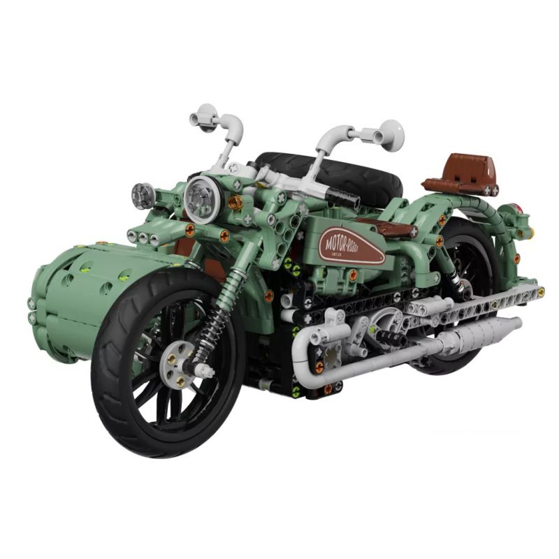 UBTECH JRKL217 non  XE BA BÁNH BÊN CỔ ĐIỂN JIMUGO bộ đồ chơi xếp lắp ráp ghép mô hình  Kỹ Thuật Công Nghệ Cao Mô Hình Phương Tiện 1200 khối