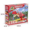 EAKI NBXJ1001 1001 non  XE RỒNG NỔ XINQI TYRANNOSAURUS REX bộ đồ chơi xếp lắp ráp ghép mô hình 136 khối