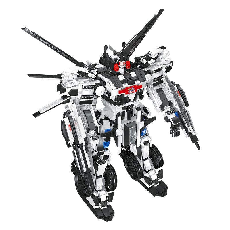 JIESTAR 20100 non Lego MÁY MÓC DŨNG CẢM SWAT bộ đồ chơi xếp lắp ráp ghép mô hình FLYING TIGERS 2049 khối