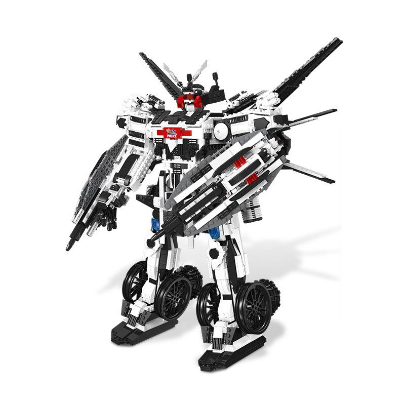 JIESTAR 20100 non  MÁY MÓC DŨNG CẢM SWAT bộ đồ chơi xếp lắp ráp ghép mô hình FLYING TIGERS 2049 khối