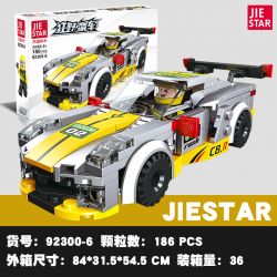 JIESTAR 92300 non  NHỰA ĐƯỜNG 6 PHONG CÁCH bộ đồ chơi xếp lắp ráp ghép mô hình 157 khối
