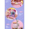 Enlighten 32022 Qman 32022 non  LÂU ĐÀI HOA SAY bộ đồ chơi xếp lắp ráp ghép mô hình Girl Con Gái 2482 khối