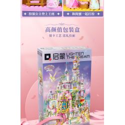 Enlighten 32022 Qman 32022 non  LÂU ĐÀI HOA SAY bộ đồ chơi xếp lắp ráp ghép mô hình Girl Con Gái 2482 khối