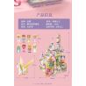 Enlighten 32022 Qman 32022 non  LÂU ĐÀI HOA SAY bộ đồ chơi xếp lắp ráp ghép mô hình Girl Con Gái 2482 khối