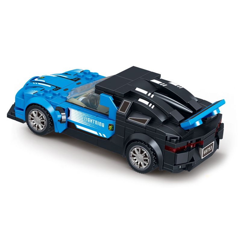 ZHEGAO QL0753-3 0753-3 non  ĐỘI ĐUA NORBU LBJ600 bộ đồ chơi xếp lắp ráp ghép mô hình