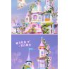 Enlighten 32022 Qman 32022 non  LÂU ĐÀI HOA SAY bộ đồ chơi xếp lắp ráp ghép mô hình Girl Con Gái 2482 khối