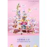 Enlighten 32022 Qman 32022 non  LÂU ĐÀI HOA SAY bộ đồ chơi xếp lắp ráp ghép mô hình Girl Con Gái 2482 khối