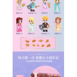 Enlighten 32022 Qman 32022 non  LÂU ĐÀI HOA SAY bộ đồ chơi xếp lắp ráp ghép mô hình Girl Con Gái 2482 khối