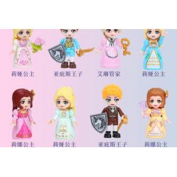 Enlighten 32022 Qman 32022 non  LÂU ĐÀI HOA SAY bộ đồ chơi xếp lắp ráp ghép mô hình Girl Con Gái 2482 khối