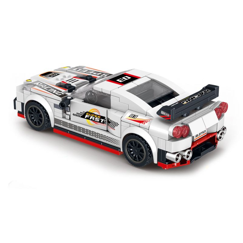 ZHEGAO QL0753-2 0753-2 non  ĐỘI ĐUA NORBU TSQ300 bộ đồ chơi xếp lắp ráp ghép mô hình