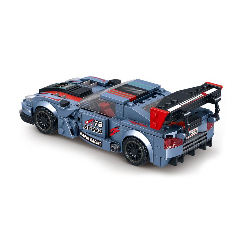 ZHEGAO QL0753-1 0753-1 non  ĐỘI ĐUA NORBU ST800 bộ đồ chơi xếp lắp ráp ghép mô hình