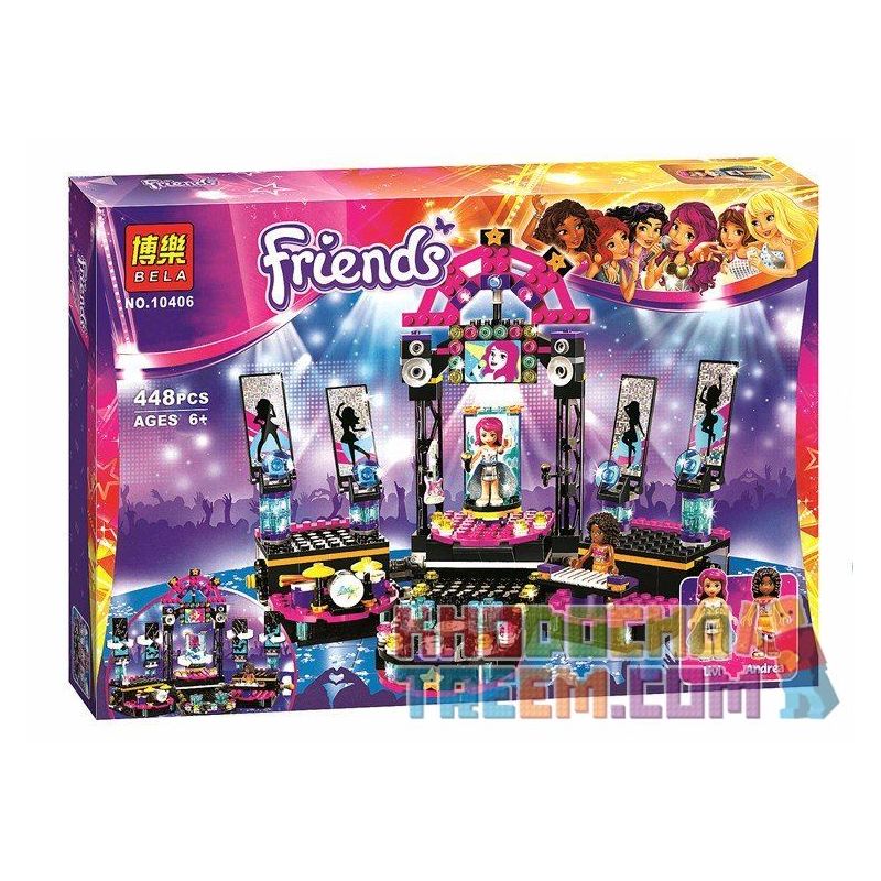 NOT Lego FRIENDS 41105 Pop Star Show Stage, Bela 10406 Lari 10406 SHENG YUAN SY 380 SY380 Xếp hình sân khấu biểu diễn của siêu sao nhạc Pop 446 khối NOT Lego FRIENDS 41105 Pop Star Show Stage, Bela 10406 Lari 10406 SHENG YUAN SY 380 SY380 Xếp hình sân khấu biểu diễn của siêu sao nhạc Pop 446 khối